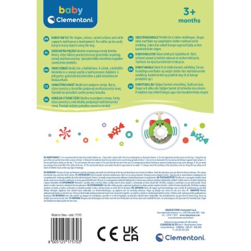 Colour Circle Clementoni Baby Rattle Doughnut