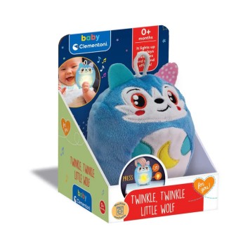 Wolf Twinkle Twinkle night light and toy Clementoni