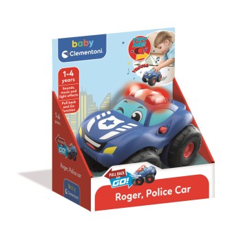 Vehicle Roger Wind-up Police Car Clementoni