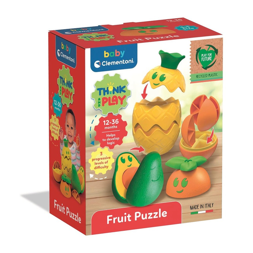 Colour Think Play Fruit Stacking Baby Toy Clementoni