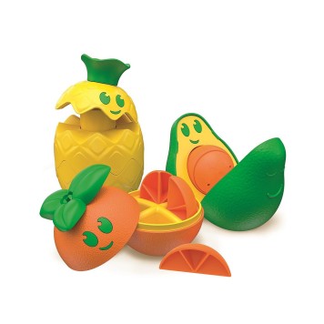 Fruits Friendly Faces Fruit Sorting Baby Toy, Puzzle Clementoni