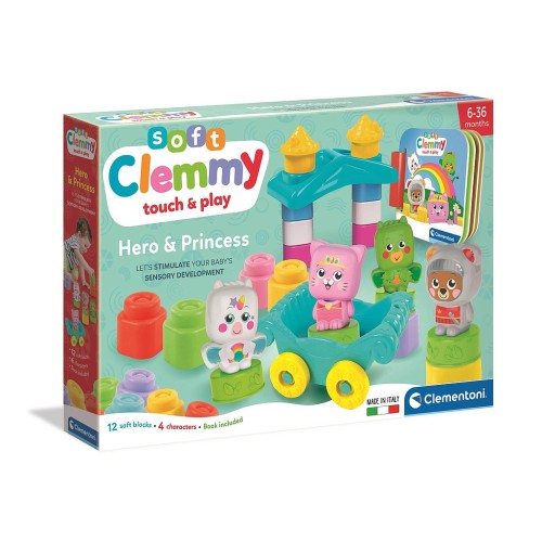 Colour Clemmy Hero and Princess play set Clementoni