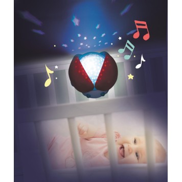 Ladybug Stars night light, projector Clementoni