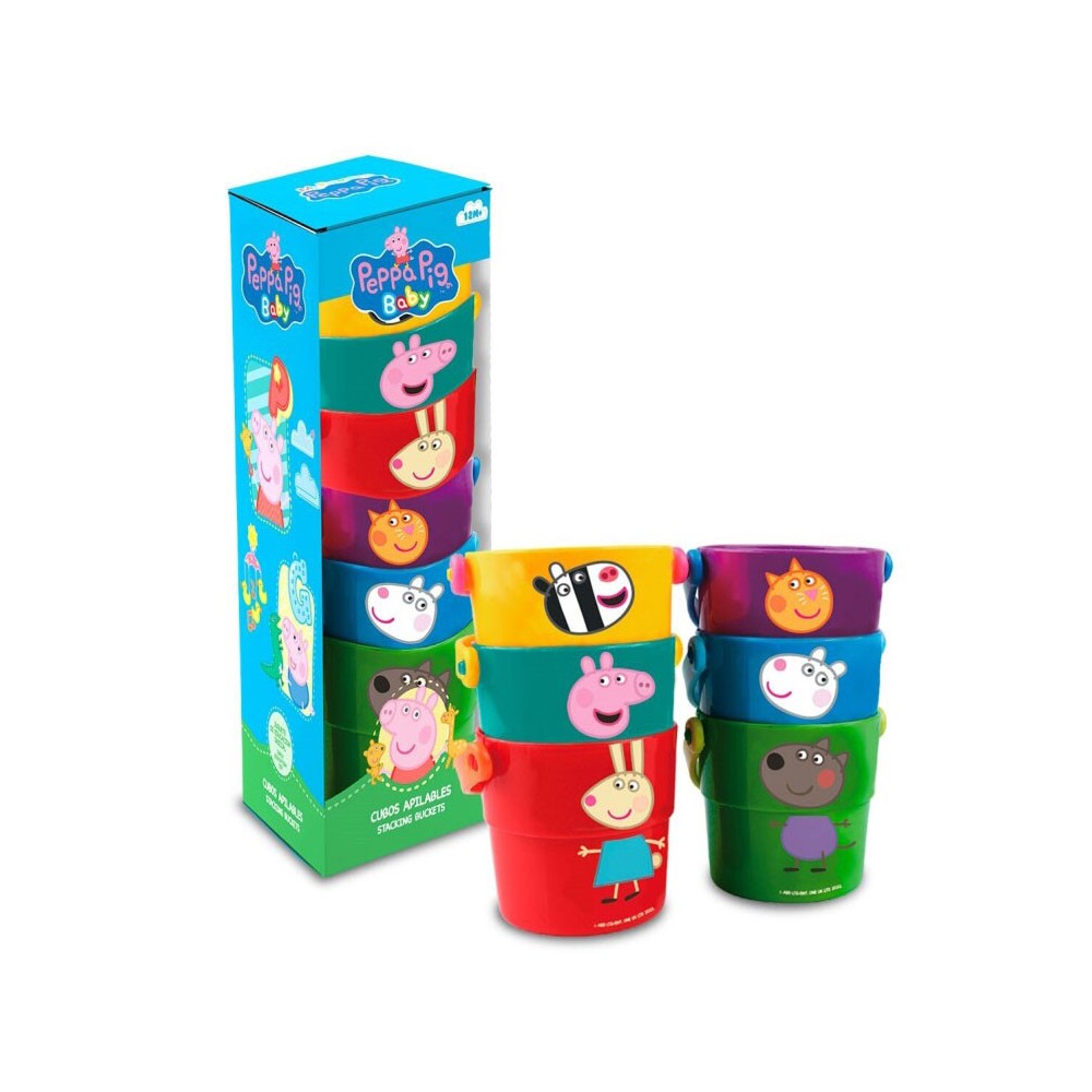 Peppa Pig 6-piece bath toy set