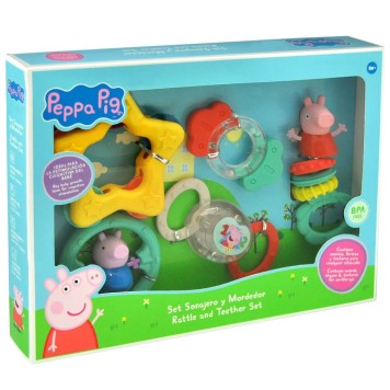 Peppa Pig Fun baby rattle and teether set, 5 pcs
