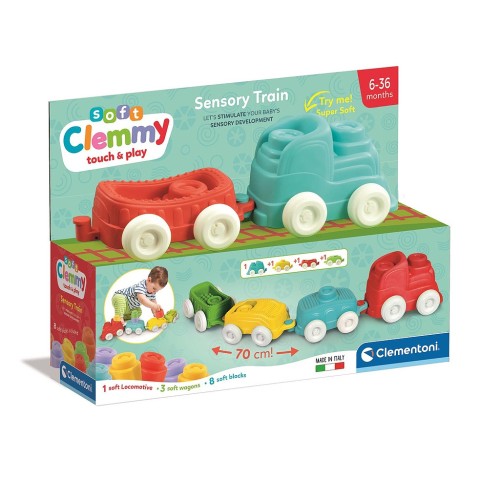 Colour Clemmy skill-developing sensory train Clementoni