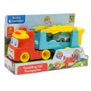 Vehicle Team Colorful Flipping Car Transporter 2 in 1 Clementoni