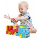 Vehicle Team Colorful Flipping Car Transporter 2 in 1 Clementoni