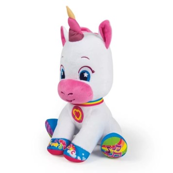 Unicorn Silverbelle interactive plush toy Clementoni