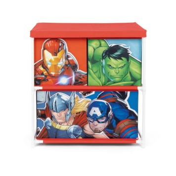 Avengers Toy storage rack with 3 compartments 53x30x60 cm