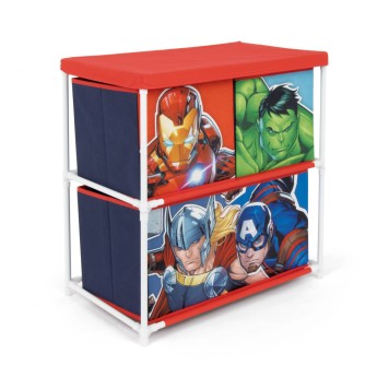 Avengers Toy storage rack with 3 compartments 53x30x60 cm