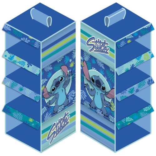 Disney Lilo and Stitch Leaf hanging closet organizer 4 compartments