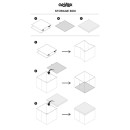 Disney Mickey Grey toy storage 30×30×30 cm