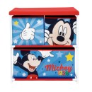 Disney Mickey  Star toy storage stand with 3 compartments 53x30x60 cm