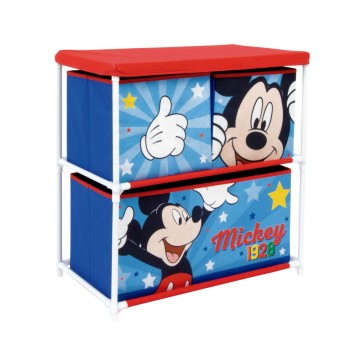 Disney Mickey  Star toy storage stand with 3 compartments 53x30x60 cm