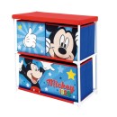 Disney Mickey  Star toy storage stand with 3 compartments 53x30x60 cm