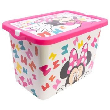 Disney Minnie  Edgy Bows plastic storage box 7 L