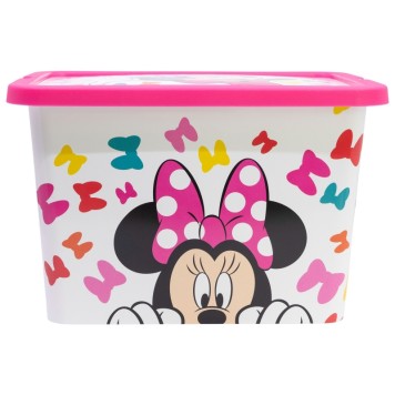 Disney Minnie  Edgy Bows plastic storage box 7 L
