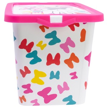 Disney Minnie  Edgy Bows plastic storage box 7 L