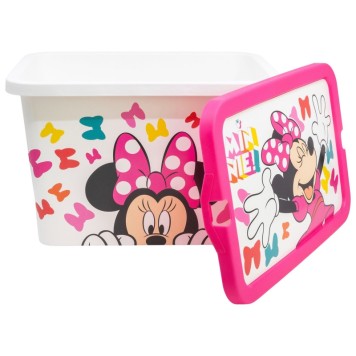 Disney Minnie  Edgy Bows plastic storage box 7 L