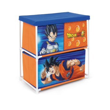 Dragon Ball toy storage rack with 3 compartments 53x30x60 cm