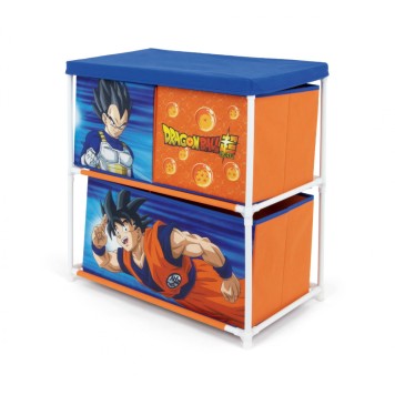 Dragon Ball toy storage rack with 3 compartments 53x30x60 cm