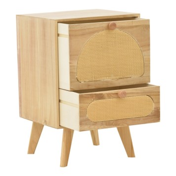 Table de chevet bois marron 40x35x59 cm
