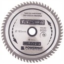 Tarcza widiowa do drewna 185x20 60z TDD-185x20x60Z