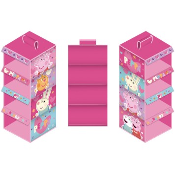 Peppa Pig hanging wardrobe organizer 4-piece