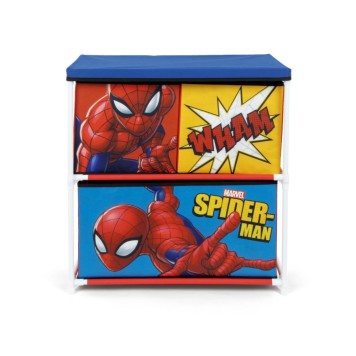 Spiderman toy storage stand with 3 compartments 53x30x60 cm