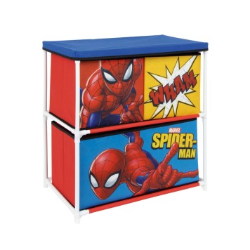 Spiderman toy storage stand with 3 compartments 53x30x60 cm