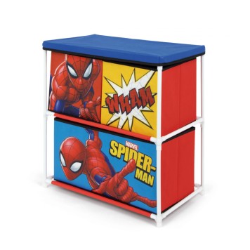 Spiderman toy storage stand with 3 compartments 53x30x60 cm