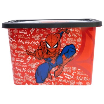 Spiderman Urban Web plastic storage box 7 L