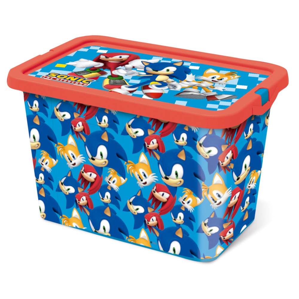 Sonic the Hedgehog Friends plastic storage box 7 L