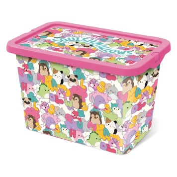 Squishmallows Pluffy plastic storage box 7 L
