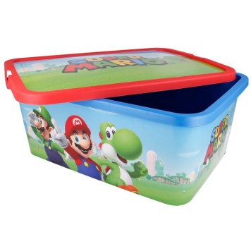 Super Mario Plastic Storage Box 13 L
