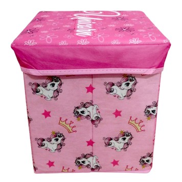 Unicorn Princess toy storage 30×30×30 cm