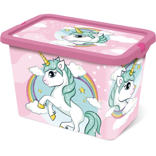Unicorn Range plastic storage box 7 L