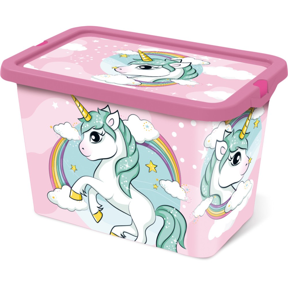 Unicorn Range plastic storage box 7 L