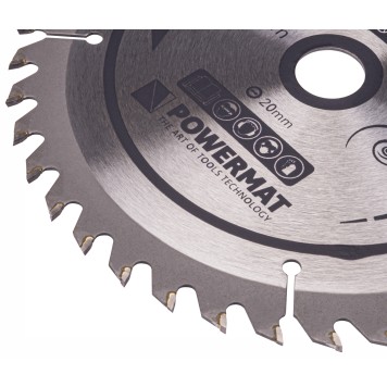 Tarcza widiowa do drewna 185x20 40z TDD-185x20x40Z