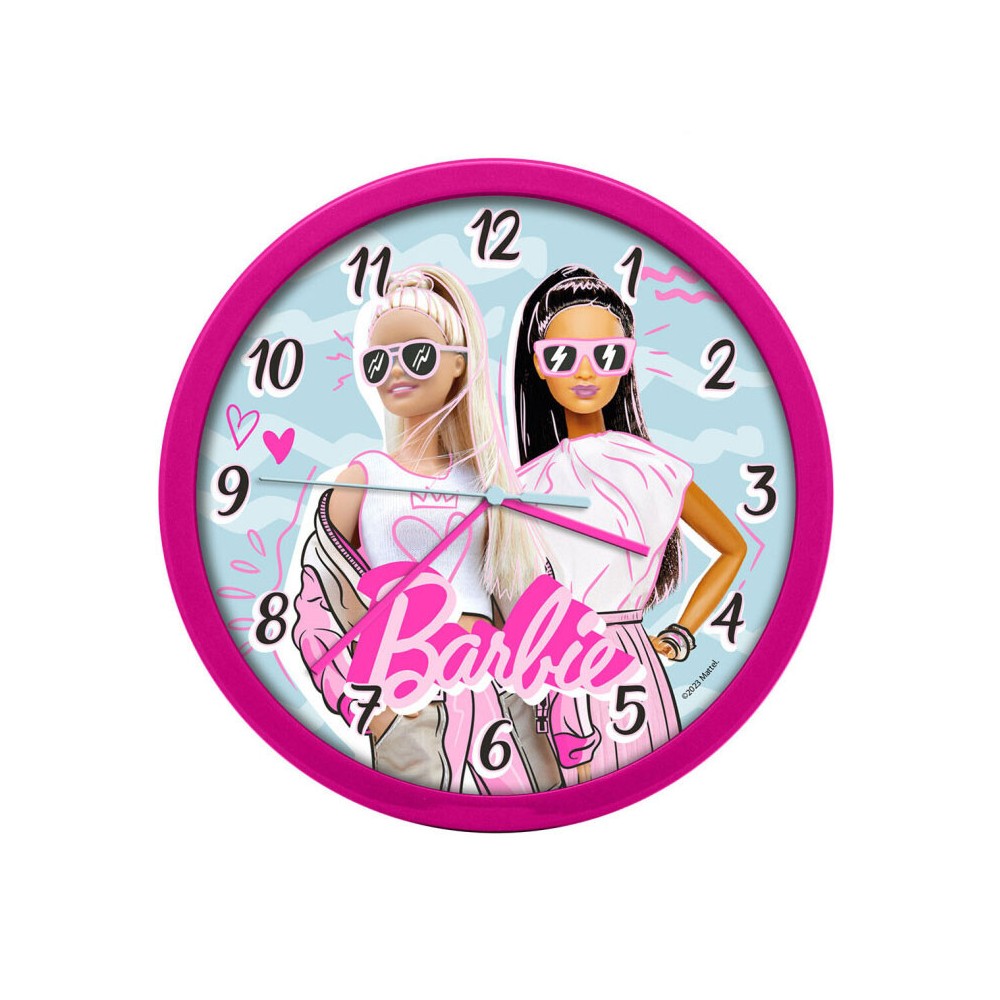 Barbie Strong Girls wall clock 25 cm