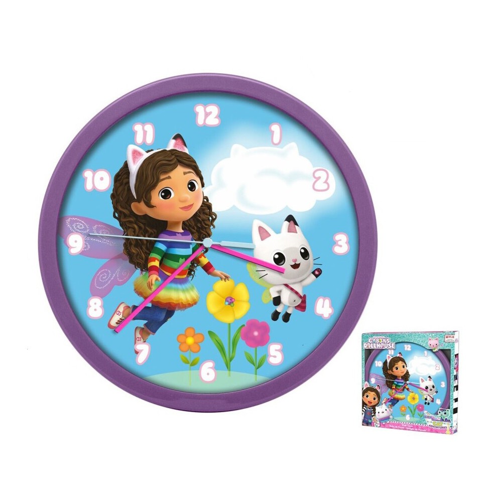 Gabby's Dollhouse wall clock 25 cm
