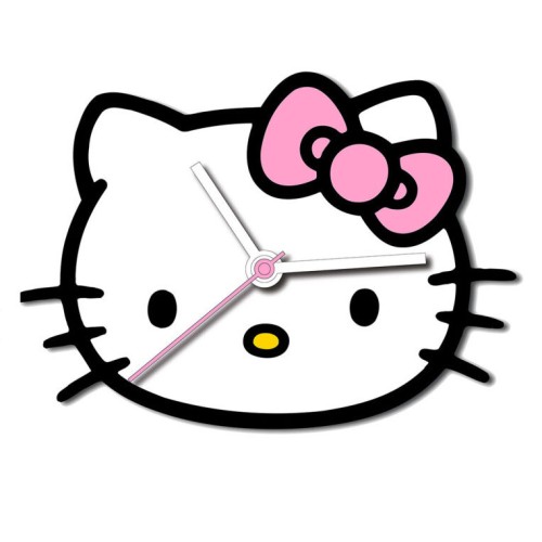Hello Kitty Bow XL wall clock 50 cm