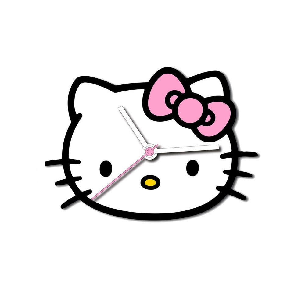 Hello Kitty Bow XL wall clock 50 cm