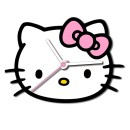 Hello Kitty Bow XL wall clock 50 cm