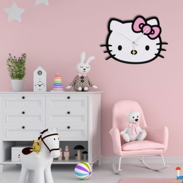Hello Kitty Bow XL wall clock 50 cm