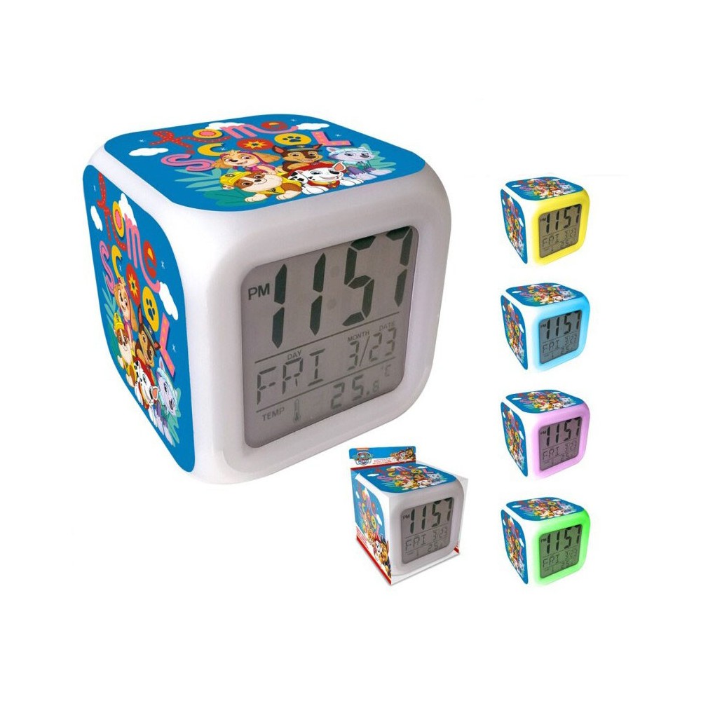 Paw Patrol Home School Digital Alarm Clock