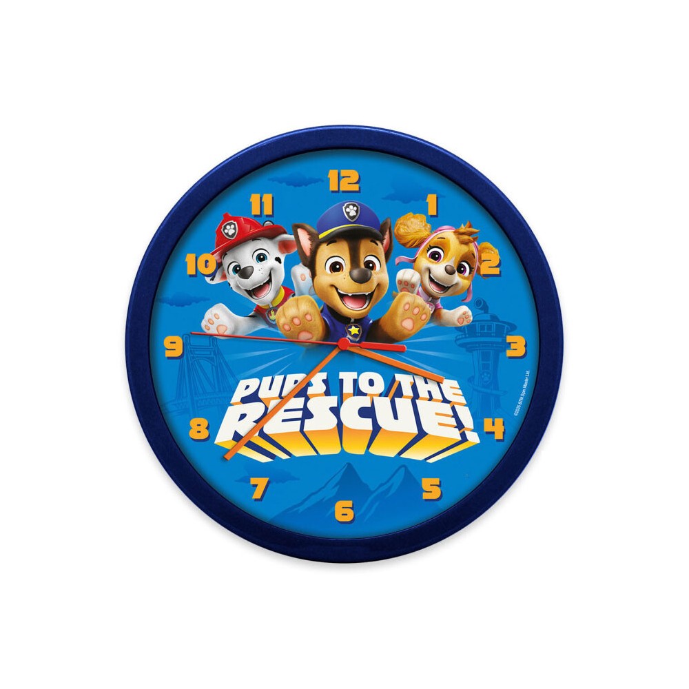 Paw Patrol Rescue Pups wall clock 25 cm