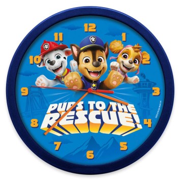Paw Patrol Rescue Pups wall clock 25 cm
