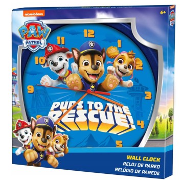 Paw Patrol Rescue Pups wall clock 25 cm